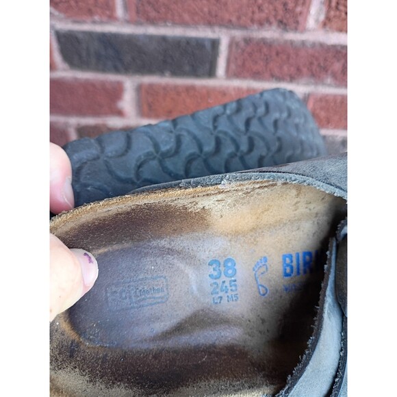 Birkenstock Arizona soft footbed adult sandals gray brown women's size 38/ 8 - Picture 6 of 6